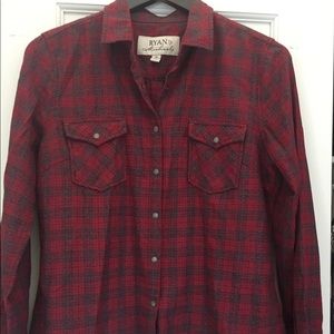 Ryan Michael flannel button down